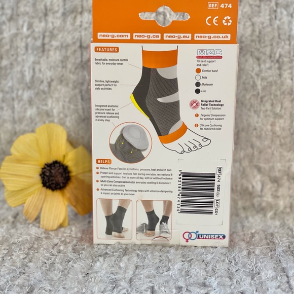 New with tags Neo G PLANTAR FASCIITIS DAILY SUPPORT & RELIEF. Helps with pain! - Picture 2 of 3
